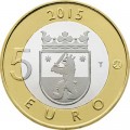 5 евро 2015 Финляндия Сатакунта, Бобр