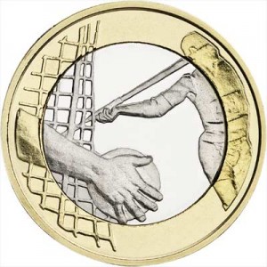 5 евро 2016 Финляндия, Атлетика цена, стоимость