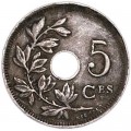 5 сантимов 1909-1934 Бельгия, из обращения