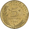 5 сантимов 1994 Франция, из обращения