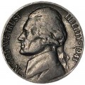 Nickel fünf Cent 1941 USA, S, aus dem Verkehr