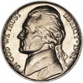 Nickel five cents 1961 US, P