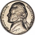 Nickel five cents 1964 US, P
