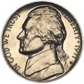 Nickel five cents 1971 US, D