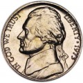 Nickel five cents 1973 US, P