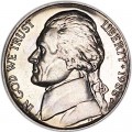 Nickel five cents 1988 US, D
