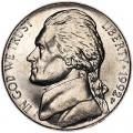 Nickel fünf Cent 1992 USA, P
