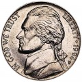 Nickel five cents 1994 US, P