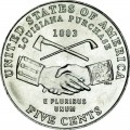 5 cents 2004 USA Louisiana Purchase, mint mark D