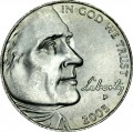 5 Cent 2005 USA Bison, Reise in die West-Serie, minze P