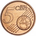 5 центов 2010 Италия, UNC