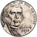 Nickel five cents 2013 US, P