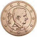 5 центов 2015 Бельгия, UNC