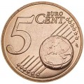 5 центов 2015 Бельгия, UNC