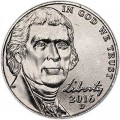 Nickel five cents 2016 US, D