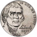 Nickel fünf Cent 2017 USA, P