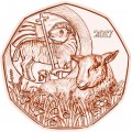 5 euro 2017 Austria, Easter Lamb