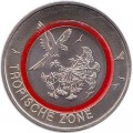 5 евро 2017 Германия, Тропическая зона