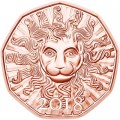 5 евро 2018 Австрия, Сила льва