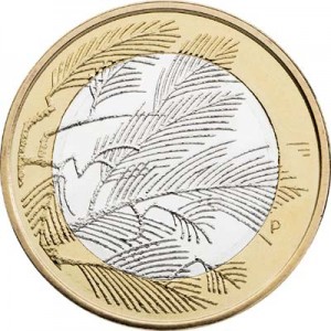 5 евро 2014, Финляндия, Северная природа. Дикие пустоши цена, стоимость