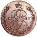 5 kopecks 1787 EM Swedish eagle copper, copy