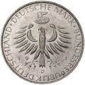 5 марок 1968 Германия, Макс Петтенкофер,, серебро