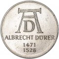 5 марок 1971, Альбрехт Дюрер, серебро