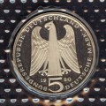 5 марок 1980 Германия, Вальтер фон дер Фогельвейде, proof