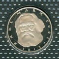 5 марок 1983 Германия, Карл Маркс, proof