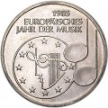 5 mark 1985 Germany European Year of Music