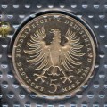 5 марок 1986 Германия, Фридрих II Великий, proof