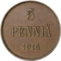 5 penni 1914 Finland, condition VF