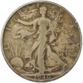 50 центов 1940-47 США Шагающая Свобода, серебро