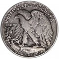 50 центов 1945 США Шагающая Свобода двор P, серебро