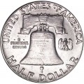 50 центов 1963 США Франклин двор P, , серебро