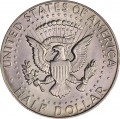 50 cents (Half Dollar) 1967 USA Kennedy mint P, silver