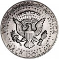 50 центов 1970 США Кеннеди двор D, , серебро