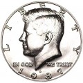 Half Dollar 1987 USA Kennedy Minze D