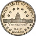 50 центов 1989 США 200 лет Конгрессу Proof