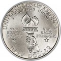 50 cents 1993 USA James Madison. Bill of rights,  UNC, silver