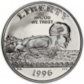 50 центов 1995 США Олимпиада в Атланте, Плавание Proof