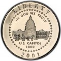 50 центов 2001 США Центр посетителей Капитолия Proof