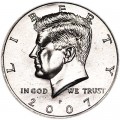 Half Dollar 2007 USA Kennedy mint mark P