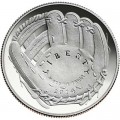 50 cents (Half Dollar) 2014 USA National Baseball Hall of Fame, mint S, Proof