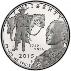 50 центов 2015 США Служба маршалов Proof цена, стоимость