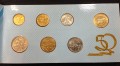 Набор 50 лет Победы 1995 Россия, 6 монет и жетон ЛМД (есть точки, цена соответствующая)