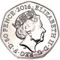 50 pence 2016 United Kingdom 150th Birthday Beatrice Potter, Squirrel Nutkin