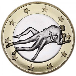 6 Euro Sex Abzeichen Coin, Typ 27