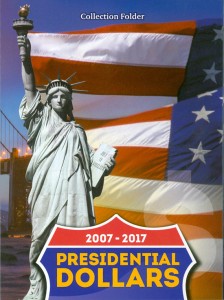 Folder (album) for USA Presidential $1 Dollar coins 2007-2017