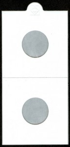 Coin holders, self-adhesive, 20 mm, Leuchtturm